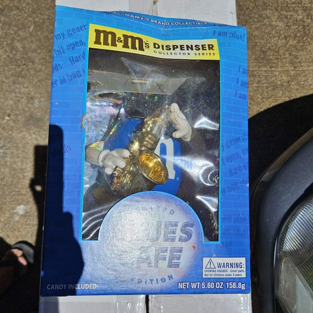 Blue m n m dispenser